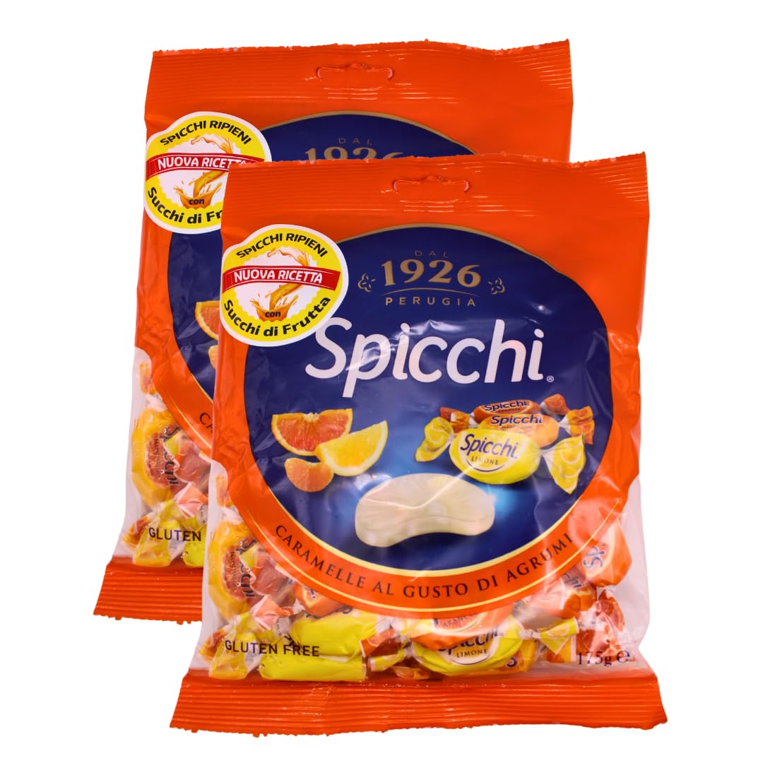 Amazon.com : Spicchi Italian Citrus Hard Candies - Gluten Free by